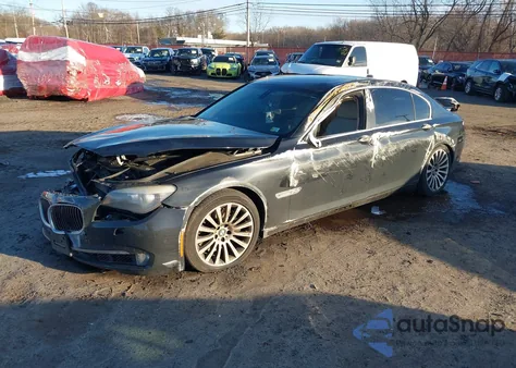 2011 BMW 750 Lxi from USA, damaged, VIN WBAKC8C56BC433889